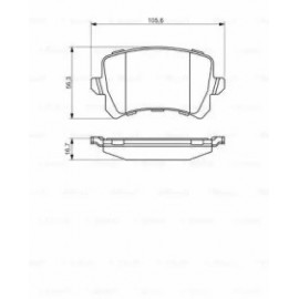 STABDŽIŲ TRINKELIŲ KOMPLEKTAS VW PASSAT 10-,TIGUAN 07-/AUDI A6 05-