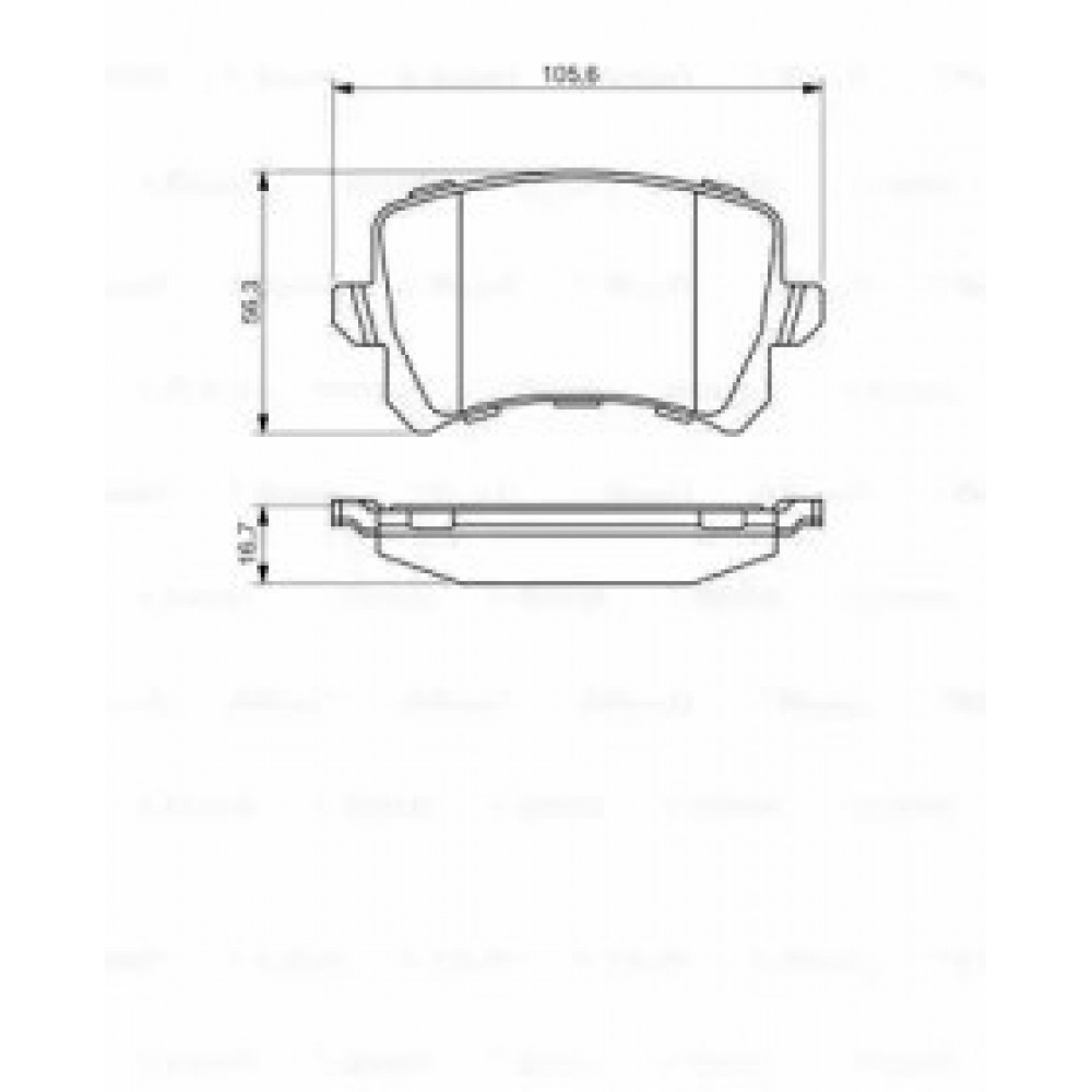 STABDŽIŲ TRINKELIŲ KOMPLEKTAS VW PASSAT 10-,TIGUAN 07-/AUDI A6 05-