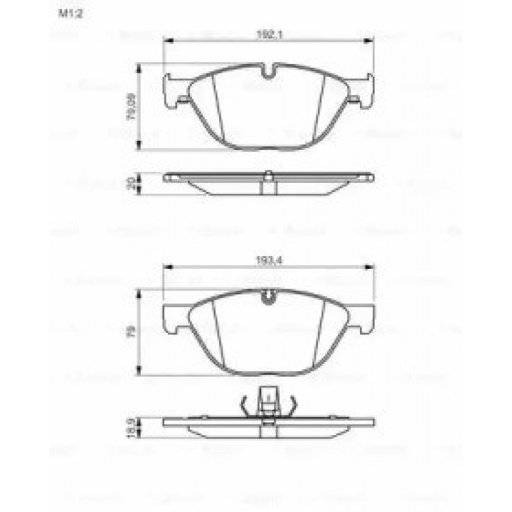 STABDŽIŲ TRINKELIŲ KOMPLEKTAS BMW 5 F10,F11, 7 (F01, F02, F03, F04) 2.0-4.4H 02.08-10.18