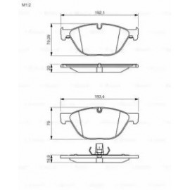 STABDŽIŲ TRINKELIŲ KOMPLEKTAS BMW 5 F10,F11, 7 (F01, F02, F03, F04) 2.0-4.4H 02.08-10.18