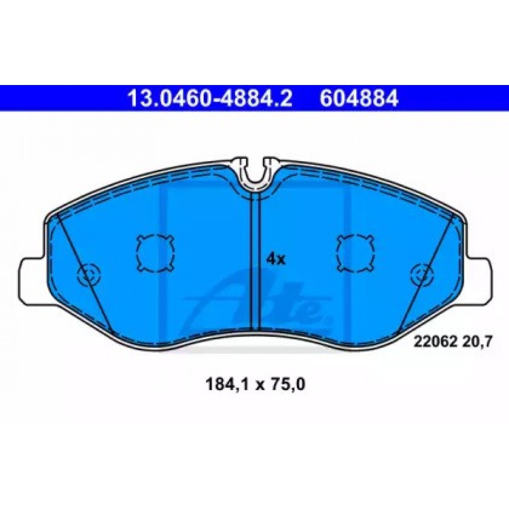 STABDŽIŲ TRINKELIŲ KOMPLEKTAS MERCEDES BENZ  VITO W447 03.14-