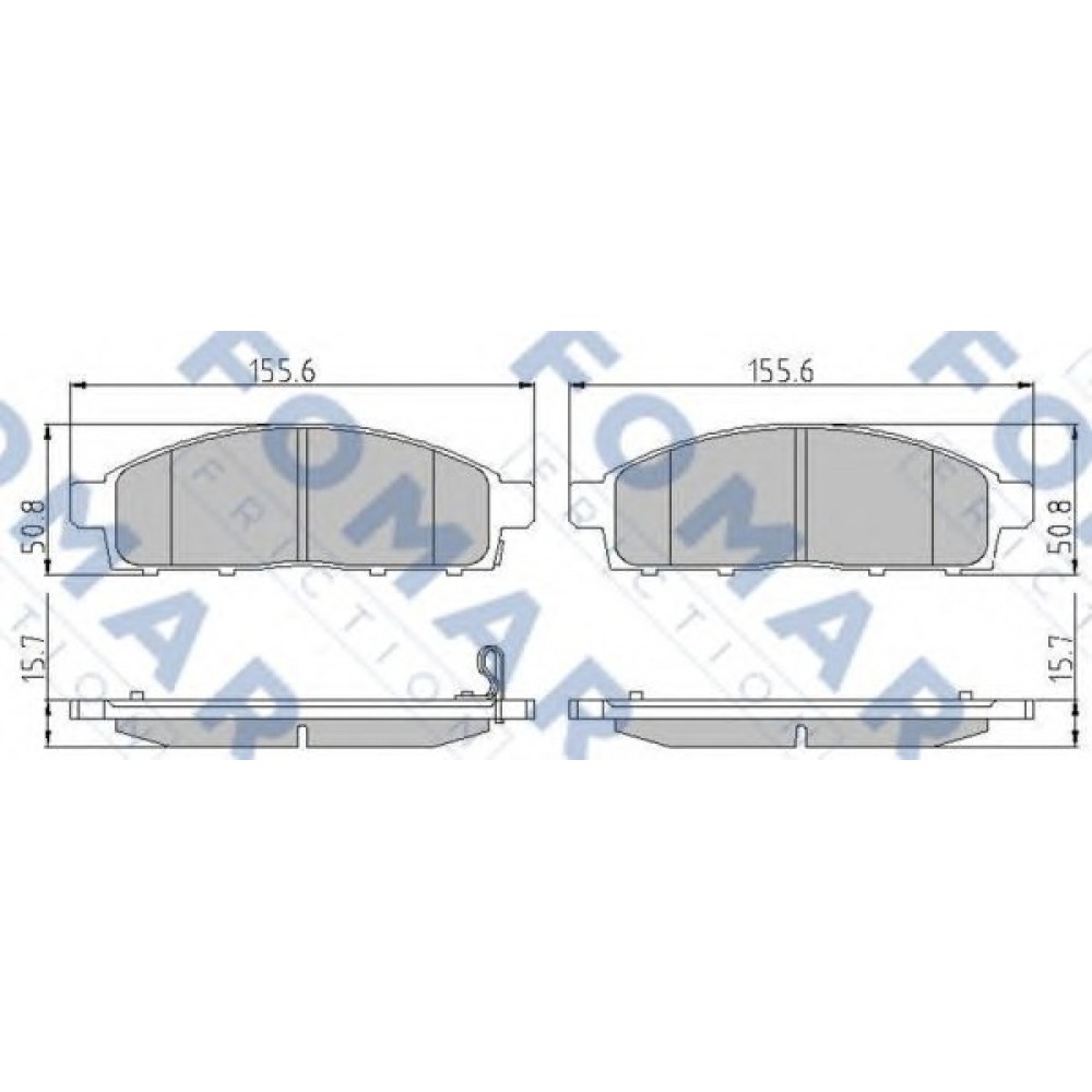 STABDŽIŲ TRINKELIŲ KOMPLEKTAS MITSUBISHI L200 05- PRIEKIS