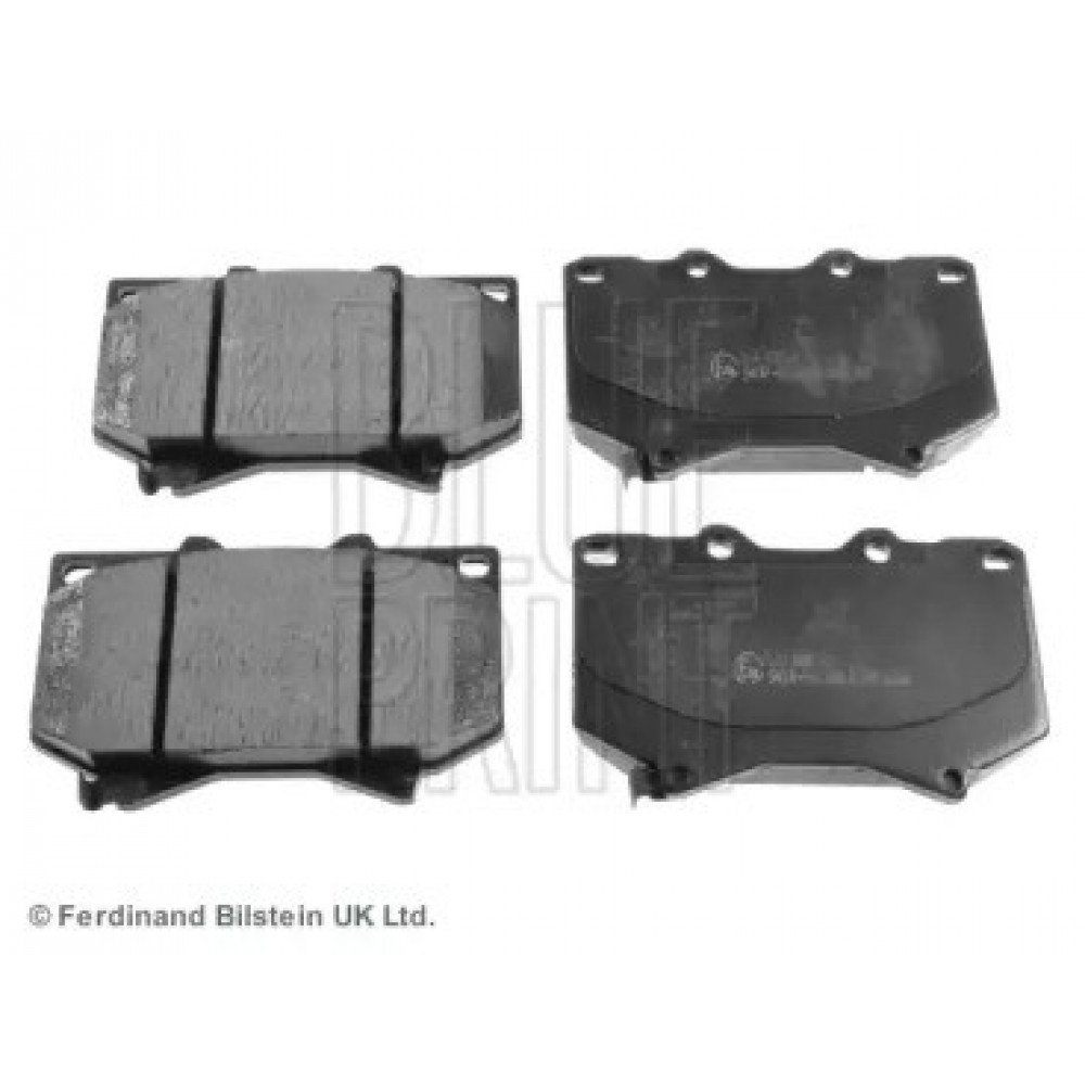 Stabdžių trinkelių komplektas STABDŽIŲ TOYOTA PRIEKINĖ AŠIS LAND CRUISER 4,2TD/4,7 90-07