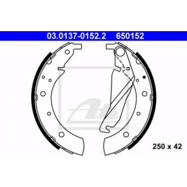 Stabdžių trinkelių komplektas BMW 5 E34 518i 89-92