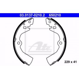 Stabdžių trinkelių komplektas (229x41mm) Nissan Bluebird 80- Sunny kombi 86-