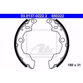 Stabdžių trinkelių komplektas (180x31mm) Suzuki Alto  81-96