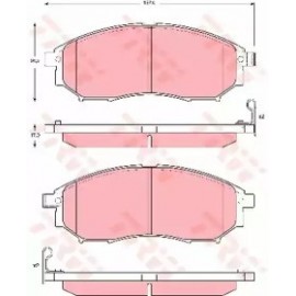 STABDŽIŲ TRINKELIŲ KOMPLEKTAS NISSAN NAVARA/PATHFINDER/QASHQAI 1,5-4,0 4WD 05-