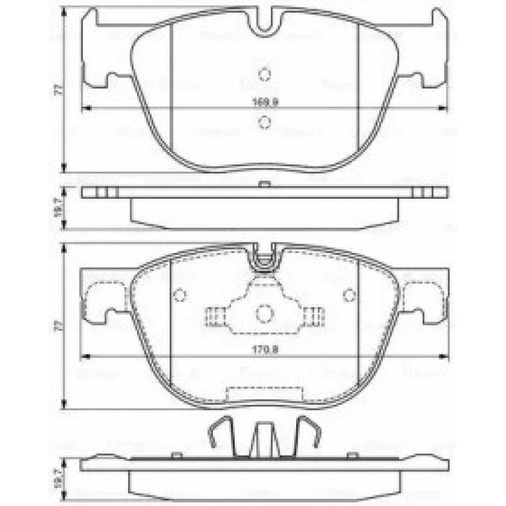 STABDŽIŲ TRINKELIŲ KOMPLEKTAS BMW PRIEKINĖ AŠIS E70