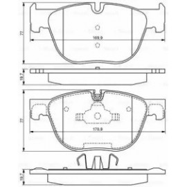 STABDŽIŲ TRINKELIŲ KOMPLEKTAS BMW PRIEKINĖ AŠIS E70