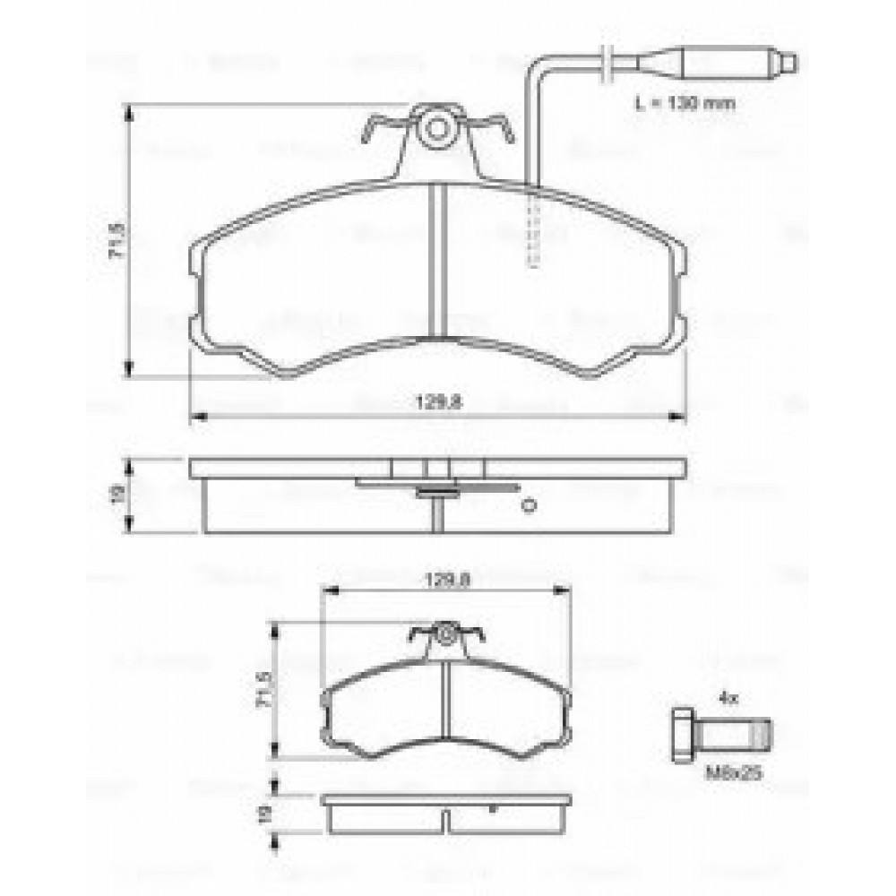 STABDŽIŲ TRINKELIŲ KOMPLEKTAS CITROEN PRIEKINĖ AŠIS C25 1,9-2,5 D 81-94