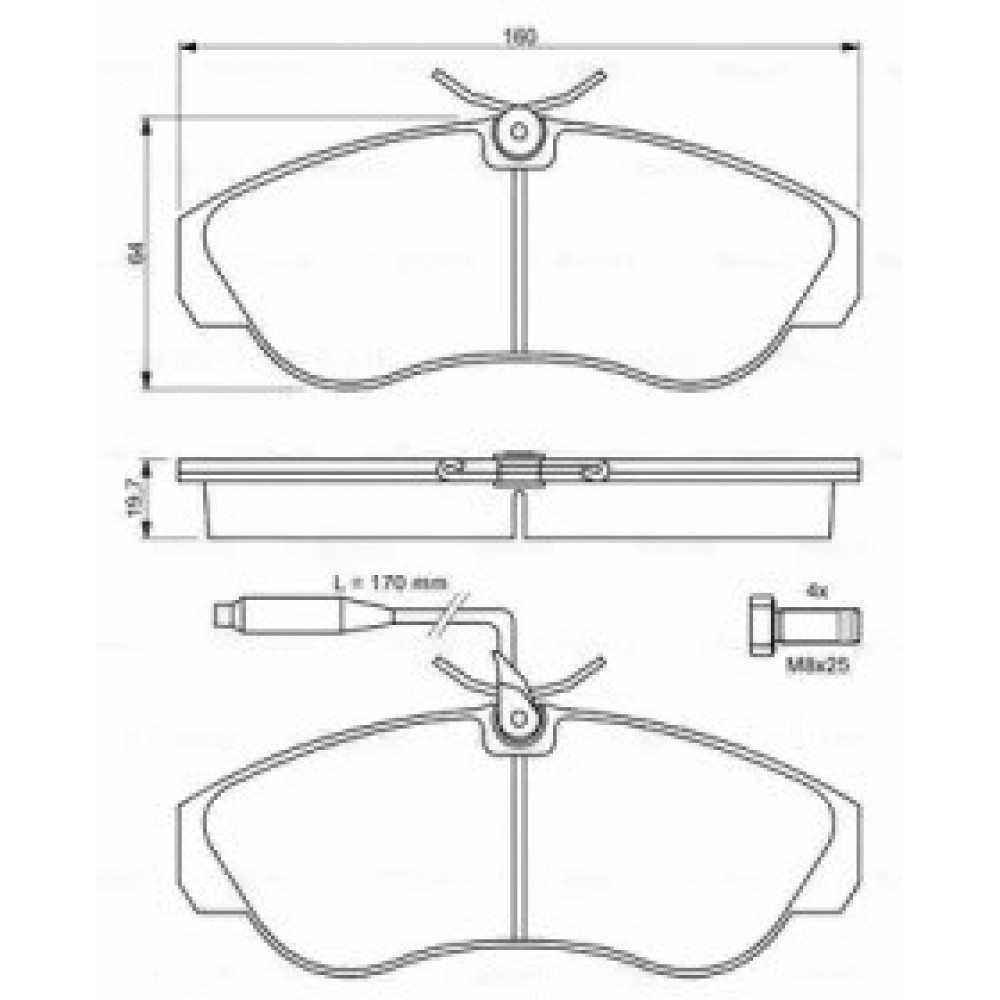 STABDŽIŲ TRINKELIŲ KOMPLEKTAS CITROEN PRIEKINĖ AŠIS JUMPER 1,9-2,8 D 94-02