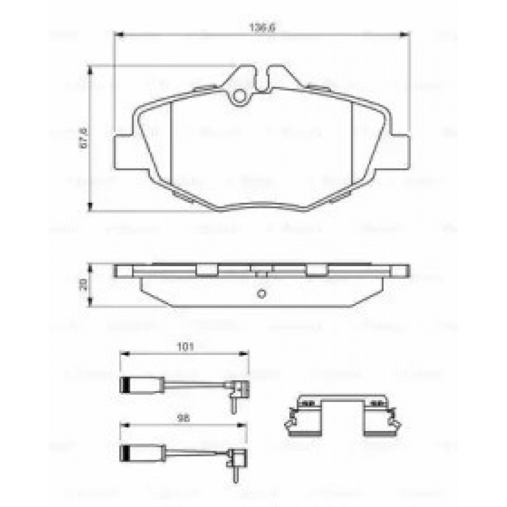 STABDŽIŲ TRINKELIŲ KOMPLEKTAS MB W211 02- PRIEKIS