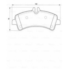 STABDŽIŲ TRINKELIŲ KOMPLEKTAS DB GALINĖ AŠIS SINTER 06-