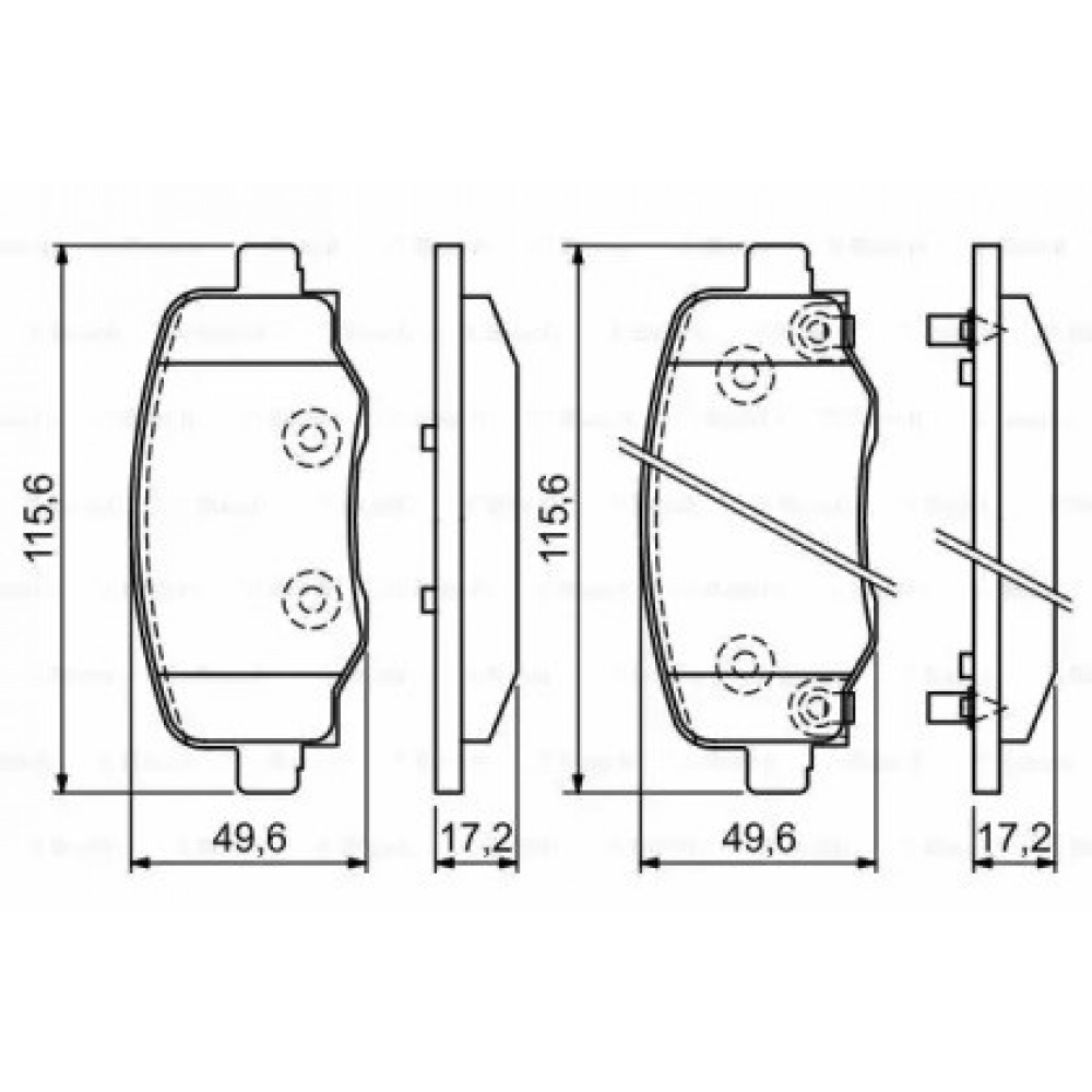 STABDŽIŲ TRINKELIŲ KOMPLEKTAS FIAT GALINĖ AŠIS 500X 1,4-2,0 D 4X4 14-