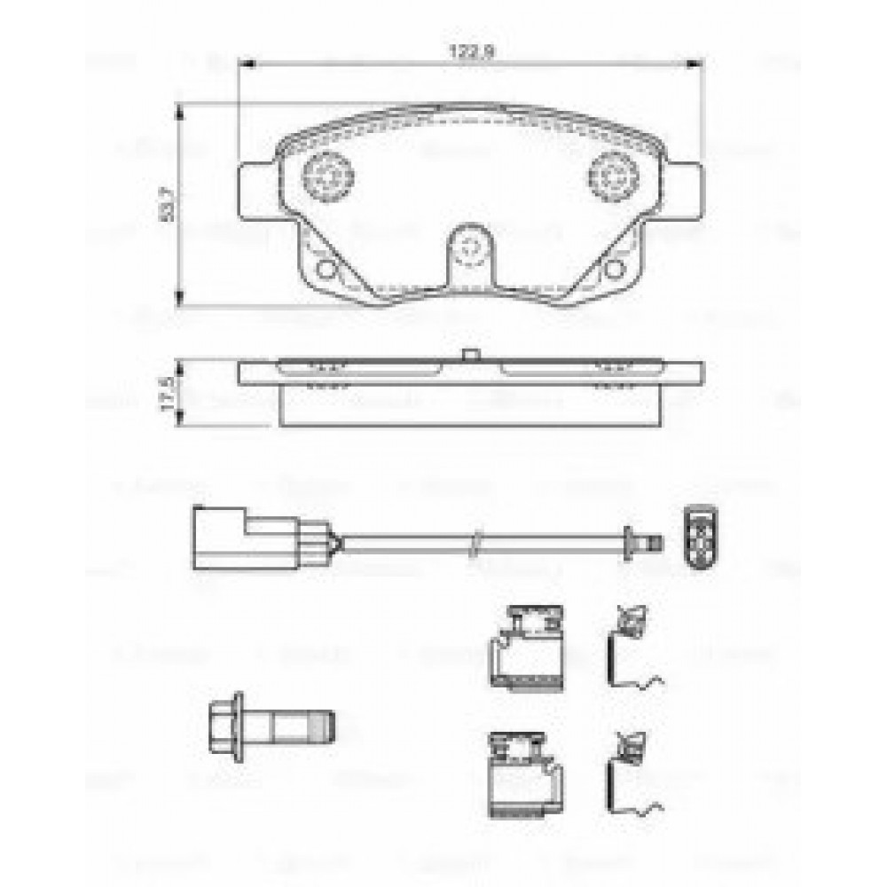 STABDŽIŲ TRINKELIŲ KOMPLEKTAS FORD GALINĖ AŠIS TRANSIT 06-14  CUJNIKIEM