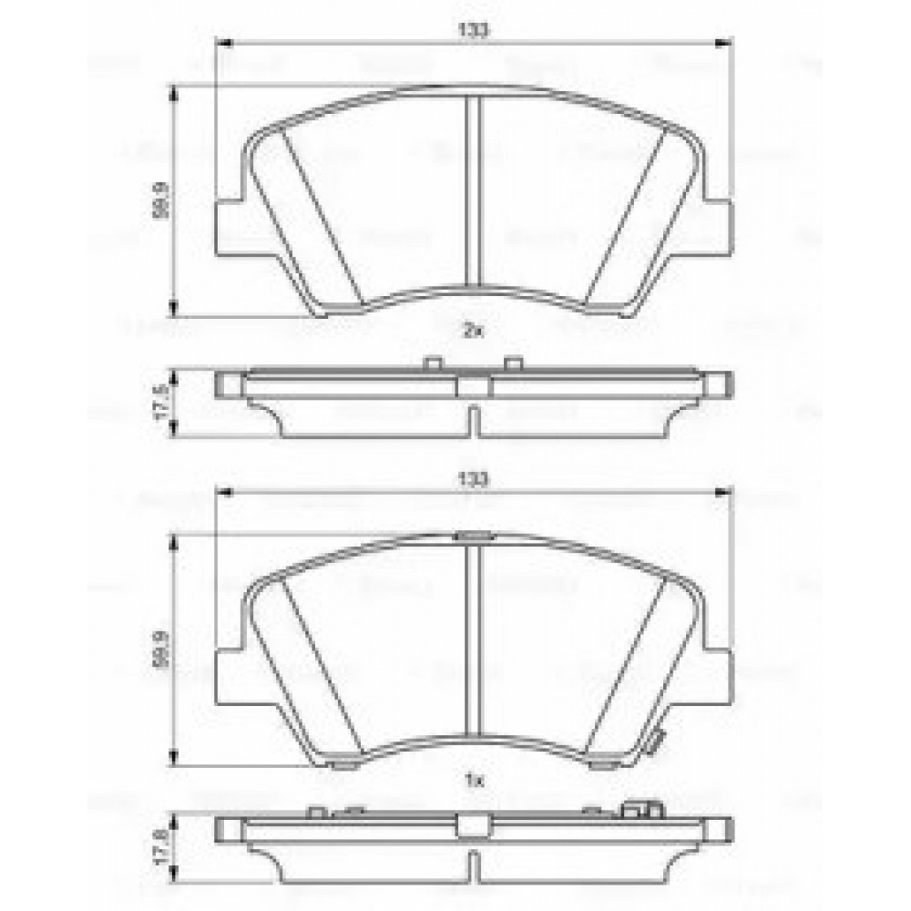 STABDŽIŲ TRINKELIŲ KOMPLEKTAS HYUNDAI PRIEKINĖ AŠIS I30 1,4-1,6 11-15