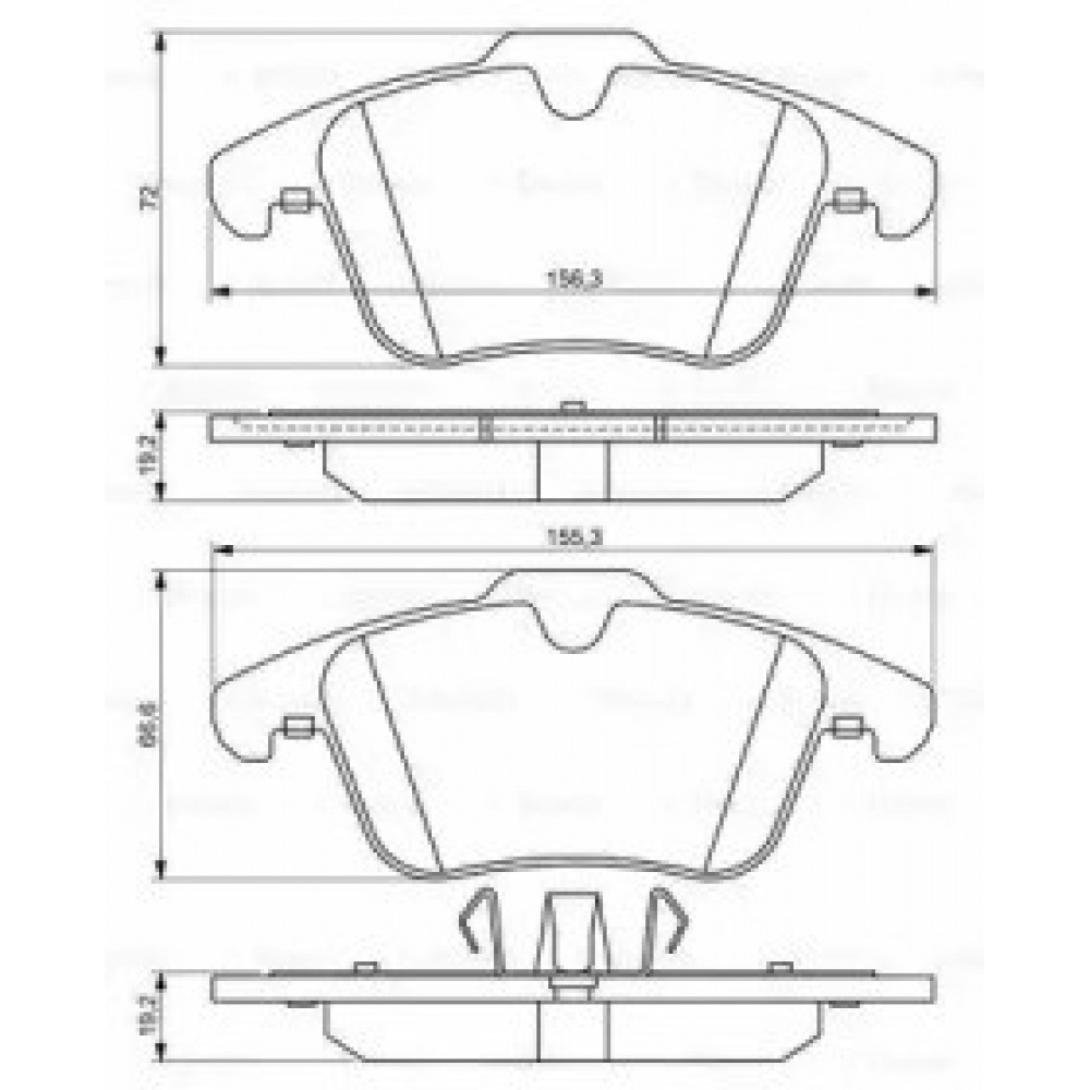 STABDŽIŲ TRINKELIŲ KOMPLEKTAS JAGUAR PRIEKINĖ AŠIS S-TYPE 06-07/XK/XF