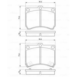 STABDŽIŲ TRINKELIŲ KOMPLEKTAS MAZDA PRIEKINĖ AŠIS MX-3