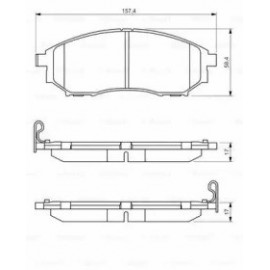 STABDŽIŲ TRINKELIŲ KOMPLEKTAS NISSAN PRIEKINĖ AŠIS NAVARA/PATHFINDER05-/MURANO