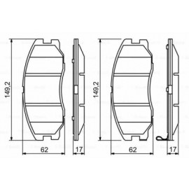 STABDŽIŲ TRINKELIŲ KOMPLEKTAS OPEL ANTARA 06- PRIEKIS