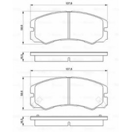 STABDŽIŲ TRINKELIŲ KOMPLEKTAS OPEL PRIEKINĖ AŠIS FRONTERA
