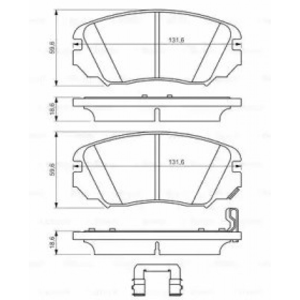 STABDŽIŲ TRINKELIŲ KOMPLEKTAS OPEL PRIEKINĖ AŠIS INSIGNIA 08- 2,0/CDTI  AKCESORIAMI