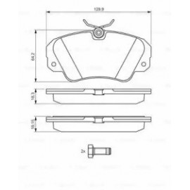 STABDŽIŲ TRINKELIŲ KOMPLEKTAS OPEL PRIEKINĖ AŠIS OMEGA A/B