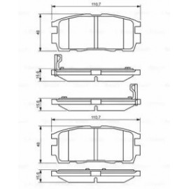 STABDŽIŲ TRINKELIŲ KOMPLEKTAS OPEL ANTARA 06- GALAS