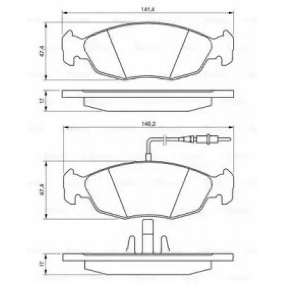 STABDŽIŲ TRINKELIŲ KOMPLEKTAS PEUGEOT PRIEKINĖ AŠIS 306 1,1-1,9 D 93-97