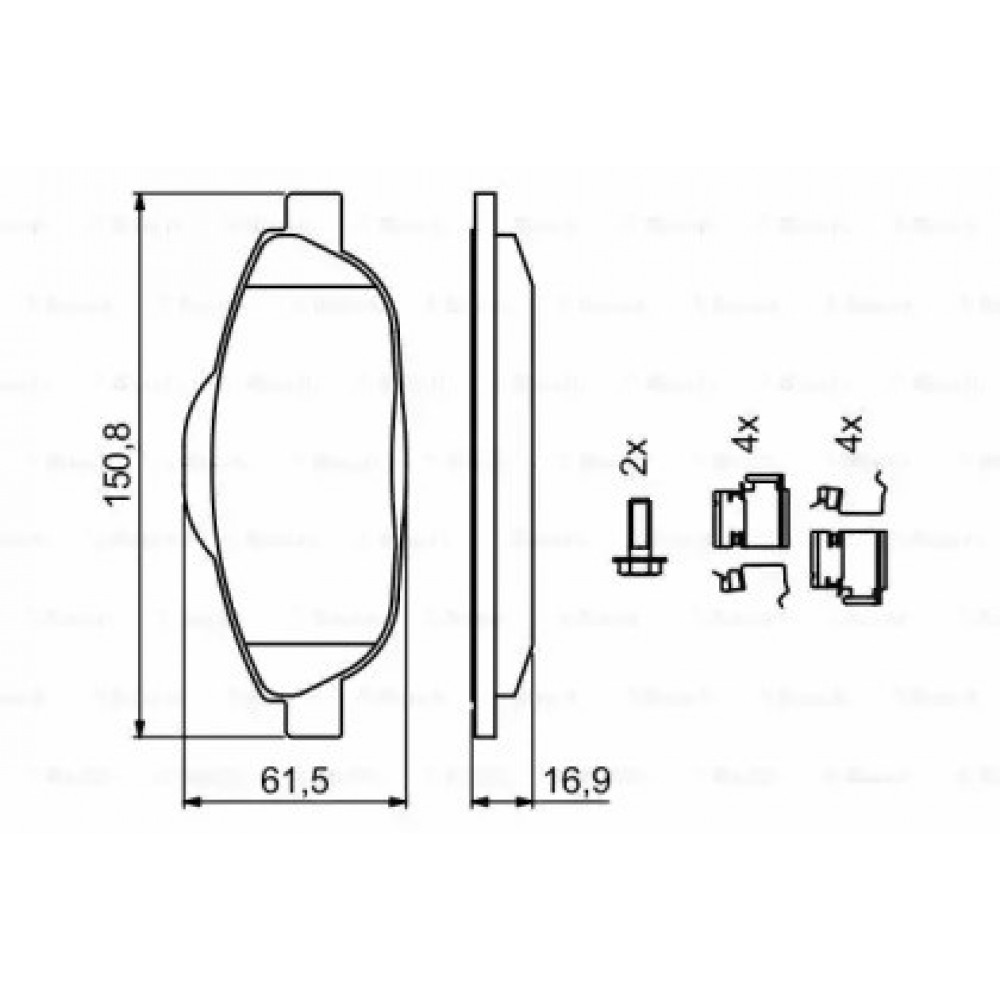 STABDŽIŲ TRINKELIŲ KOMPLEKTAS PEUGEOT PRIEKINĖ AŠIS 308/3008/5008 07-