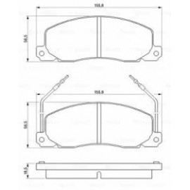 STABDŽIŲ TRINKELIŲ KOMPLEKTAS RENAULT PRIEKINĖ AŠIS TRAFIC 80-01  CUJNIKIEM