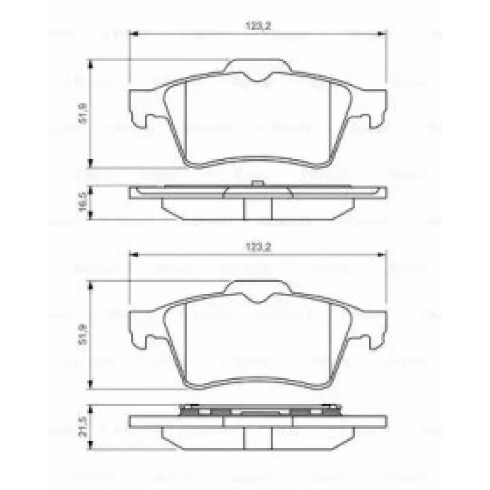 STABDŽIŲ TRINKELIŲ KOMPLEKTAS RENAULT/OPEL GALINĖ AŠIS LAGUNAVECTRA C