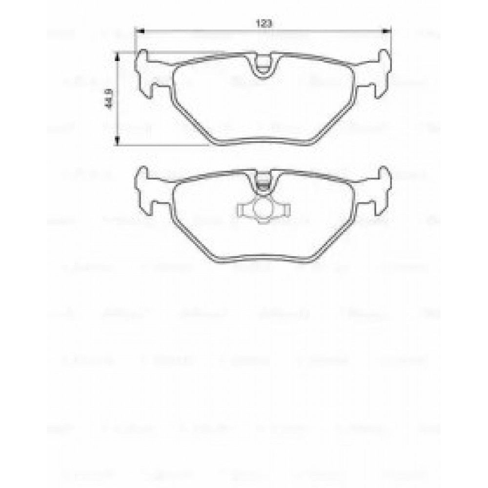 STABDŽIŲ TRINKELIŲ KOMPLEKTAS SAAB GALINĖ AŠIS