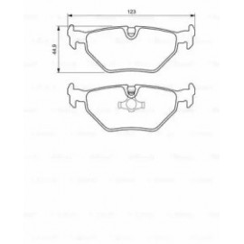 STABDŽIŲ TRINKELIŲ KOMPLEKTAS SAAB GALINĖ AŠIS