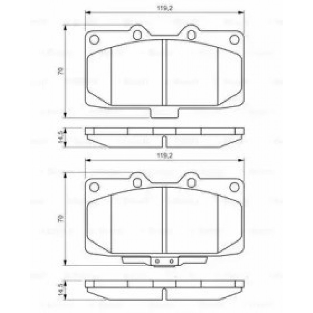 STABDŽIŲ TRINKELIŲ KOMPLEKTAS SUBARU PRIEKINĖ AŠIS IMEA 2,0-2,5 98-07