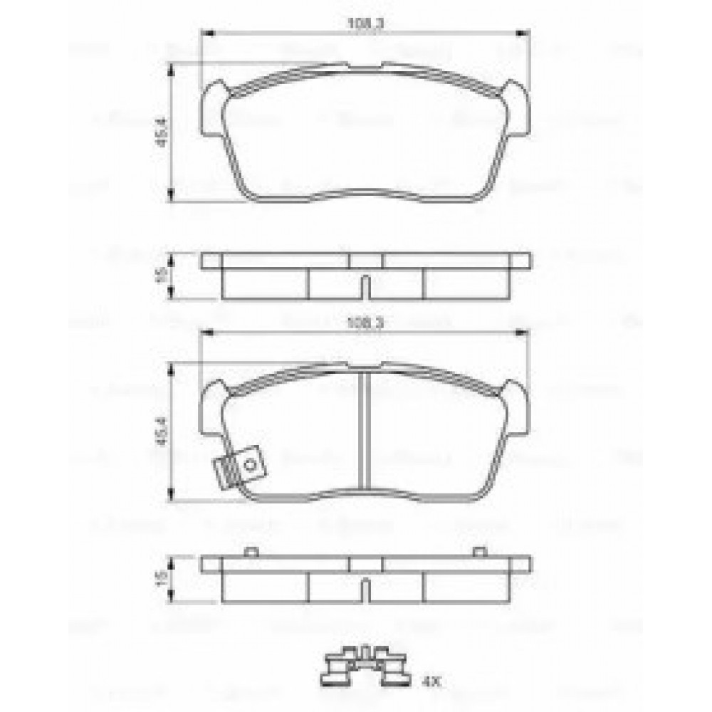 STABDŽIŲ TRINKELIŲ KOMPLEKTAS SUZUKI PRIEKINĖ AŠIS IGNIS 01-  AKCESORIAMI