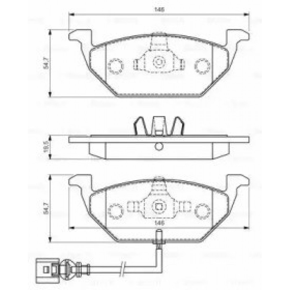 STABDŽIŲ TRINKELIŲ KOMPLEKTAS VW PRIEKINĖ AŠIS CADDY/GOLF/POLO 03-  CUJNIKIEM