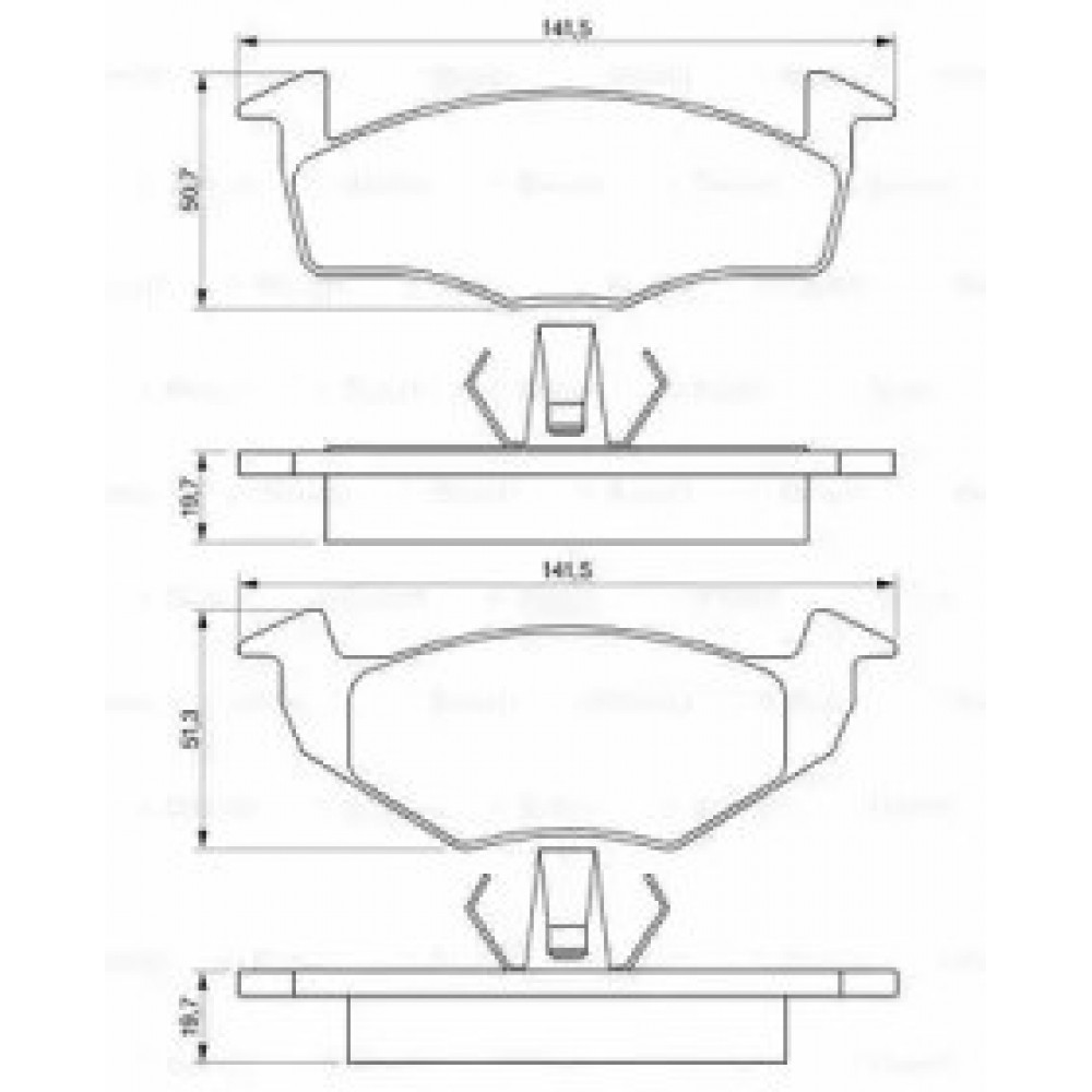 STABDŽIŲ TRINKELIŲ KOMPLEKTAS VW PRIEKINĖ AŠIS GOLF3/VENTO