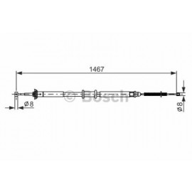 LYNAS RANKINIO STABDŽIO FIAT PUNTO 1,4/1,9 JTD 03-12 / B¨BNY