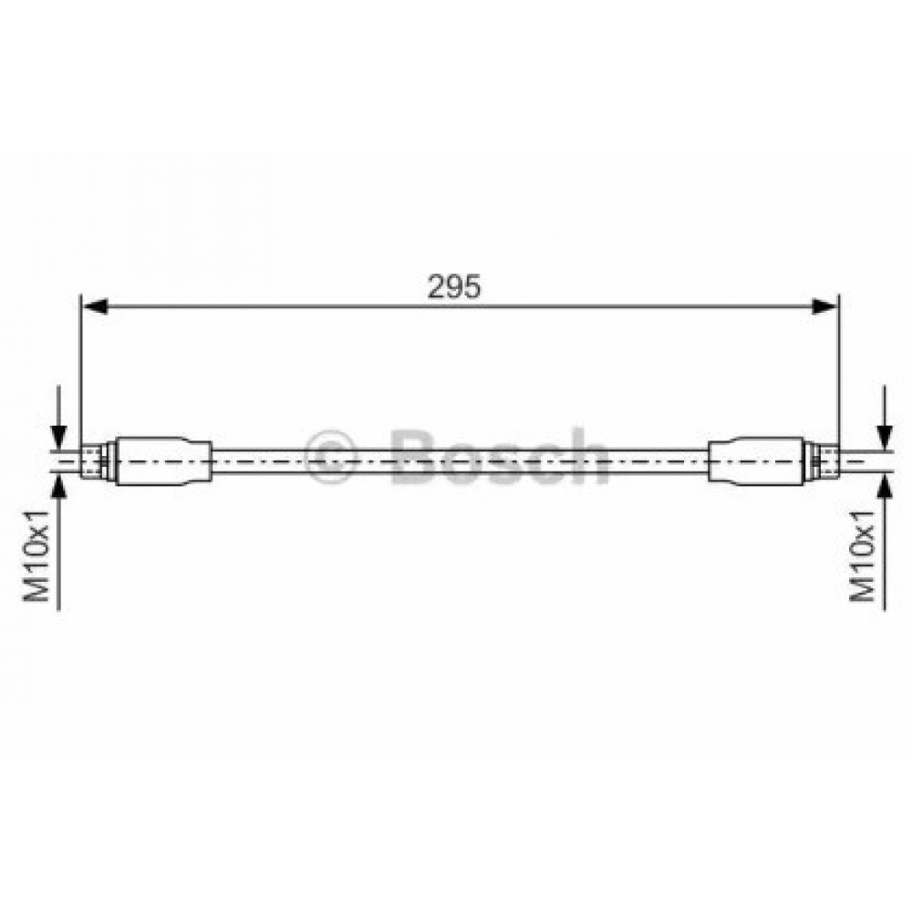 STABDŽIŲ ŠLANGELĖ VW PRIEKINĖ AŠIS A4/A6/PASSAT 295MM