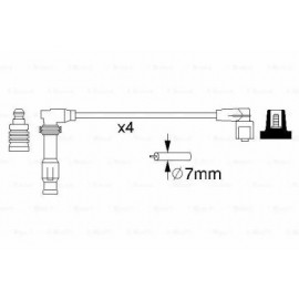 AUKŠTOS ĮTAMPOS LAIDŲ KOMPLEKTAS DAEWOO 2,0