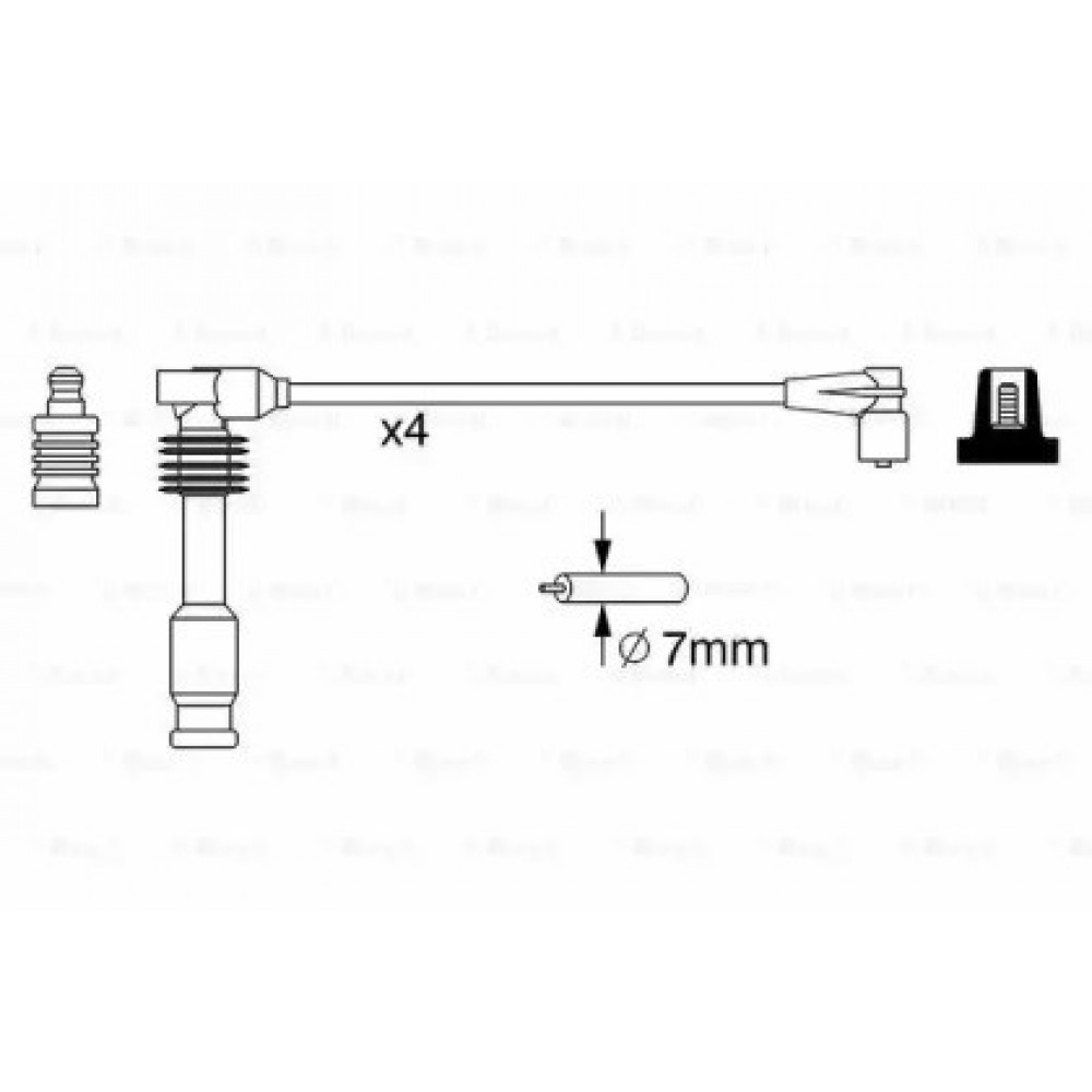 AUKŠTOS ĮTAMPOS LAIDŲ KOMPLEKTAS OPEL