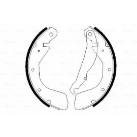 STABDŽIŲ TRINKELIŲ KOMPLEKTAS/BŪGNAI OPEL ASTRA KOMBI