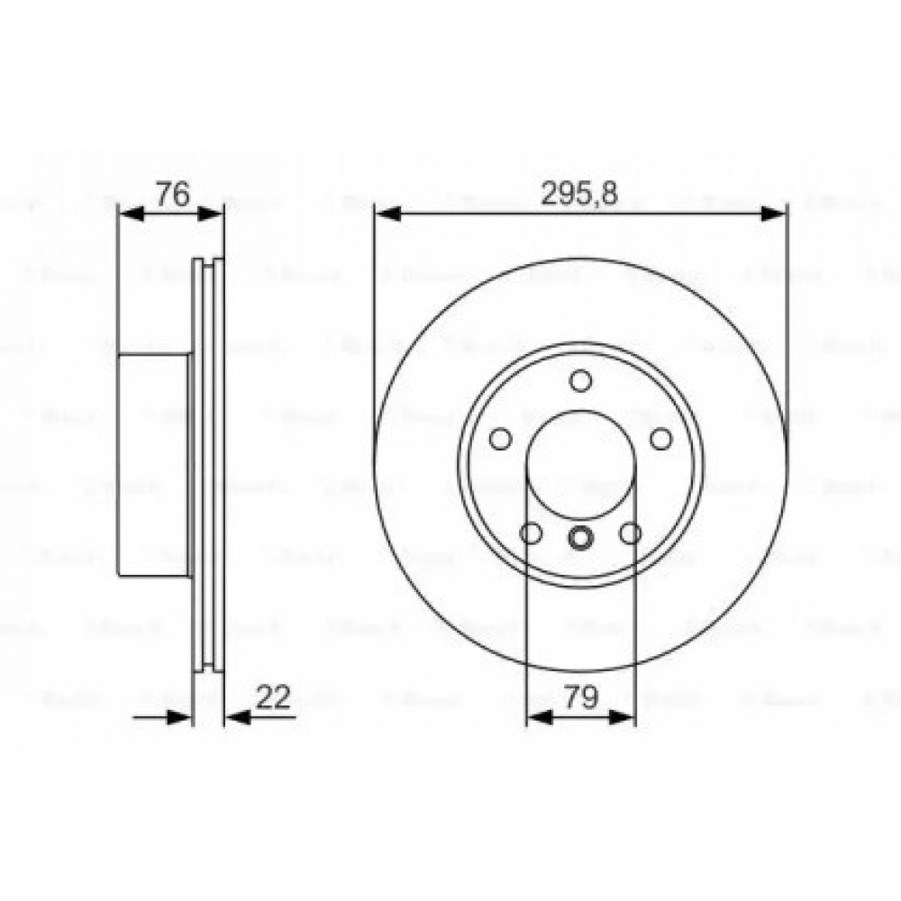 STABDŽIŲ DISKAS BMW PRIEKINĖ AŠIS 5 (E39) 2,0-3,5 95-03