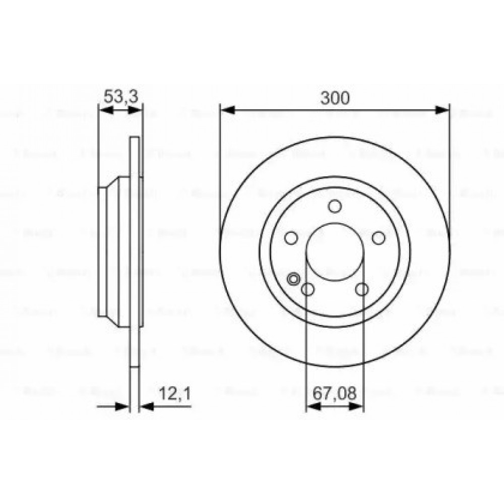 STABDŽIŲ DISKAS DB GALINĖ AŠIS VITO 14-