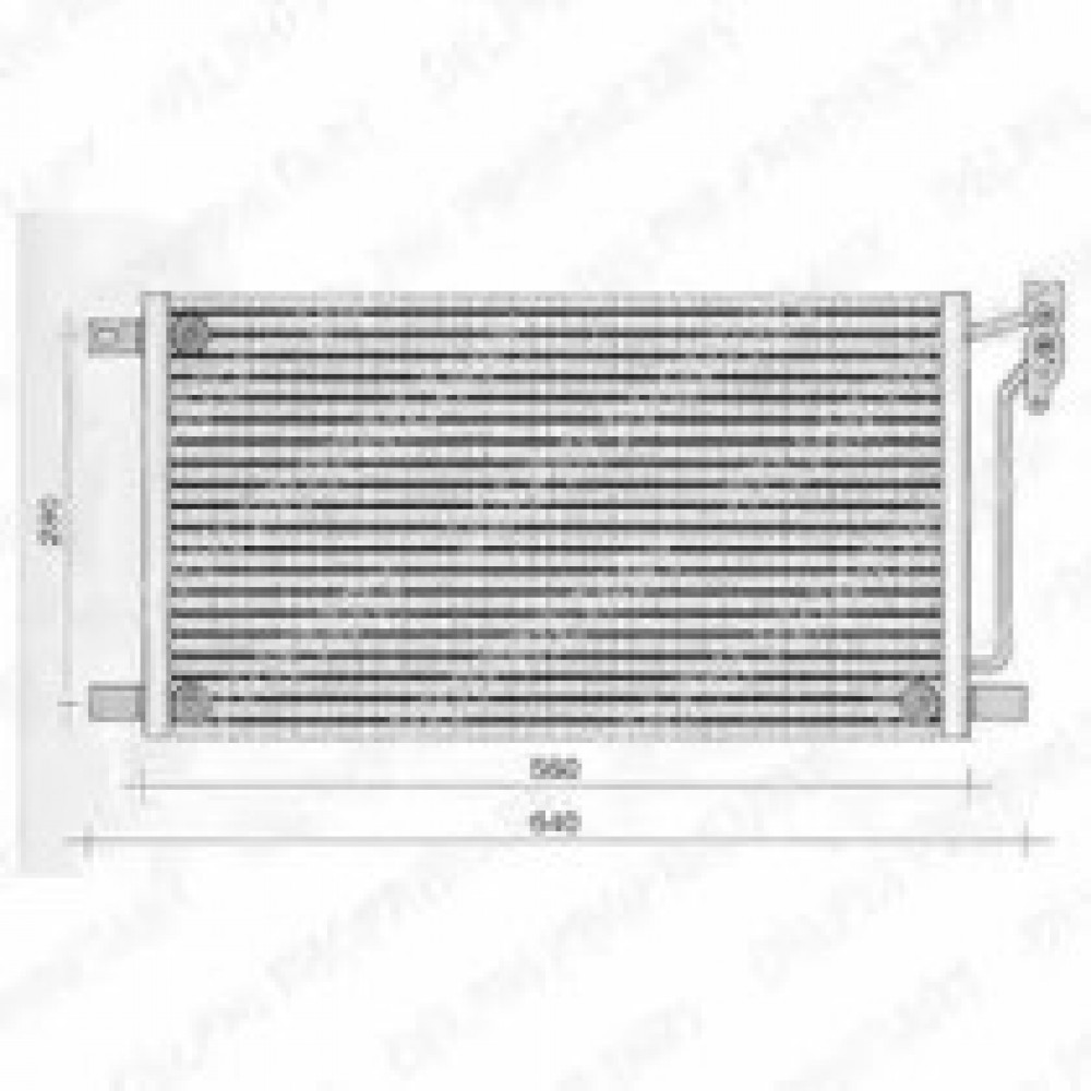 KONDENSATORIUS, ORO KONDICIONIERIUS BMW E46 318/20/30 D/XD 98-