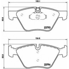 STABDŽIŲ TRINKELIŲ KOMPLEKTAS BMW E90/E91/E92/E60/E61