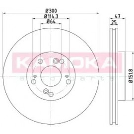 STABDŽIŲ DISKAS HONDA ACCORD 2,0 - 2,4 03-