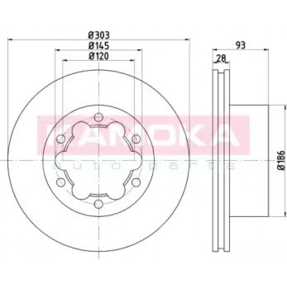 STABDŽIŲ DISKAS MERCEDES SPRINTER 06-