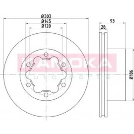 STABDŽIŲ DISKAS MERCEDES SPRINTER 06-
